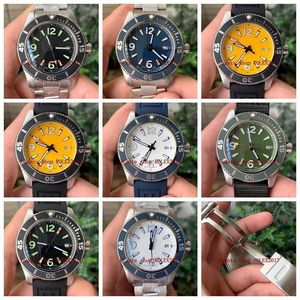 기계식 7Style TF 공장 남성 아시아 매뉴얼 Cal.2824 최고의 품질 다이버 Sapphire Crystal 자동 44mm 다이얼 숫자 Watche