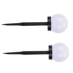Wholesale solar spike garden lights for sale - Group buy Solar Lights Outdoor Solars Lamps LED Globe Powered Garden Light Waterproof for Yard Patio Walkway Landscape In Ground Spike Pathway Cool White