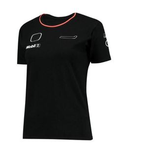 T-shirt de camisetas masculinas F1 T-shirt 2021 Summer New Season Fórmula 1 Terno de corrida de manga curta F1 Clothing personalizou o mesmo estil