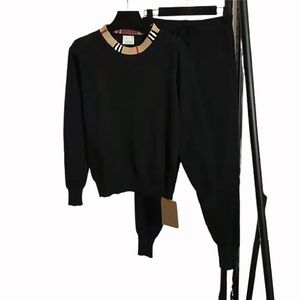 Sweaters de pistas de mujeres Sétalos de estilo occidental Burbee Age reduciendo la red de moda Jacquard Jacquard Tray de tejer SSS europeo