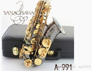 Saxophone Alto instrument Japan YANAGISAWA new E Alto Saxophone instrument drop / wind / tube black nickel gold Sax