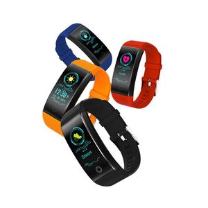 Qw18 smart armband blod syre blodtryck hjärtfrekvens monitor sportklocka IP67 fitness tracker smart armbandsur för iPhone iOS Android