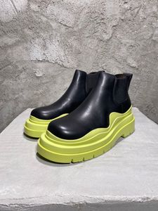 Botteg in pelle Nuovi stivali da uomo con suola verde di alta qualità, scarpe ~ top stivali firmati da uomo taglia EU 38-45