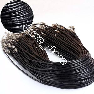 8 Colors Pendant Chain Wax Ropes Leather Rope Jewelry Chains DIY Fashion Accessories