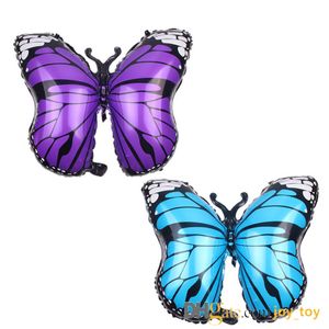 Mix 4 Colors 29 inch Animal Insect Butterfly Balloons aluminum foil Giant Birthday Party Balloons for kids decoration