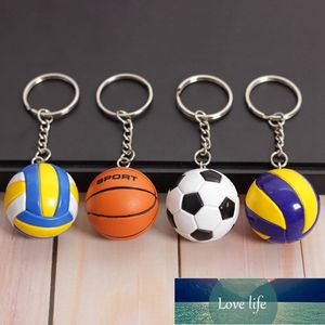 3D Sports Basketball Volleyball Football Key Chains Souvenirs Keyring Gift for Men Boys Fans Keychain Pendant Boyfriend Gifts