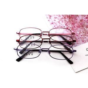 Sonnenbrille Mode Trend Titanium Legierung Erinnerungsrahmen Lesebrille Luxus Optische Brillen Frauen Damen + 1 +1,5 +2 + 2,5 + 3 +3,5 +4