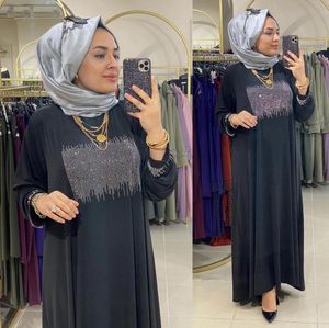 Ethnic Clothing Ramadan Dubai Turkey Muslim Fashion Abaya Hijab Dress Kaftan Islam African Maxi Dresses For Women Eid Mubarak Robe