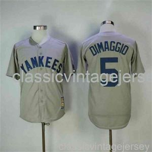 Nakış Joe DiMaggio Amerikan Beyzbol Ünlü Jersey Dikişli Erkekler Kadın Gençlik Beyzbol Forması Boyutu XS-6XL