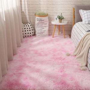 Rosa Teppich Schlafzimmer voller Prinzessin Wohnzimmer Nachttisch Mädchen Decke Matte kann schlafen oder sitzen