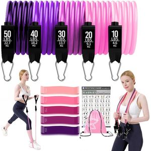 Resistance Loop Band Set Butt and Legs for Women Home Gym Exercise Yoga Progressive Strength Training Fitness Workout Equipments H1026