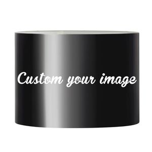 Lâmpada cobre sombras imagem personalizada ou logotipo sombra grande tambor de tambor para chandeliers chão luz e aranha mesa de gota por atacado