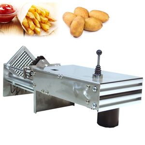 Affettatrice per patate in acciaio inossidabile Taglierina per patatine fritte Patatine fritte Maker Carne Chopper Dicer Macchine da taglio per cucina