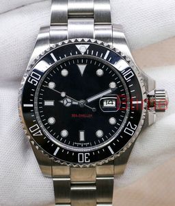 Neue Luxus SEA-DWELLER Keramik Lünette Designer Männer 44mm Designer Herren Uhr Mode Automatische Bewegung Mechanische Glide Lock Verschluss uhren uhr hohe qualität