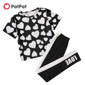 Arrivo alla moda Kid Girl Heart Print Set 210528