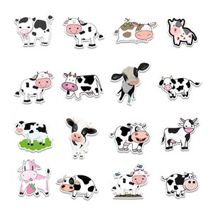 50Pcs-Pack Cute Farm COW Animal Lovely Vinyl Sticker Adesivi impermeabili per bottiglia d'acqua Laptop Planner Scrapbook Telefono Guardaroba Custodia da parete Organizer per valigie Decalcomania