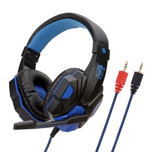 Headsets de jogadores profissionais para computador PC Laptop Gaming Headphones Bass estéreo fone de ouvido com microfone