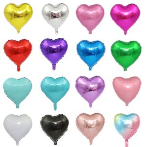 18-дюймовый шар с мультяшным сердечком, свадебное украшение, большие воздушные шары из алюминиевой фольги, надувной детский душ, декор для дня рождения