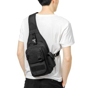 Utomhus sling ryggsäck oxford crossbody väska sling bröst axel triangel pack sport väskor för man kör resa cykling vandring axelpaket
