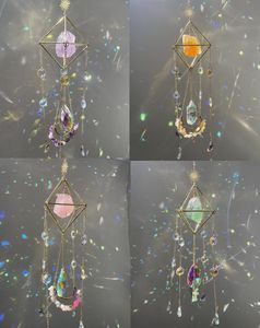 Portachiavi Healing Aura Quartz Window Sun Catcher Prism/Prism Hanging Suncatcher/Car Charm Window/Witchy Suncatchers