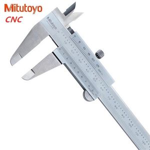 Mitutoyo CNC Vernier Caliper 0-150 0-200 0-300 0.02 Precisionsmikrometer Mätning av rostfritt stålverktygsmätare 210922