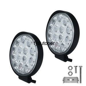 Motocicleta lâmpada auxiliar LED Faróis de moto 12 V 42W Spotlights Carro de carro luzes Auto Motorbike Nevoeiro Acessórios para acessórios