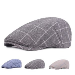 Berretto da uomo vintage stile britannico Peaky Blinders cappello estivo uomo elegante berretto da strillone maschio primavera inverno cappelli con visiera piatta