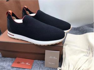 Wholesale plus size shoes for sale - Group buy Plus Size Male New Casual Shoes Mesh Ventilate Comfortable Designer Loro Mens Walk Shoe Runner Socks Sneakers Dustbag