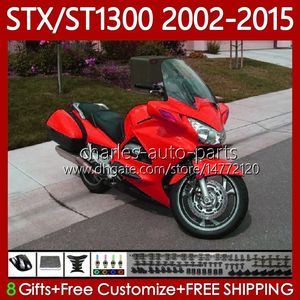 Honda Pan 유럽 ST1300 STX ST 1300 02-15 93NO.120 ST-1300 광택 Red Stx1300 2002 2009 2004 2005 2006 2007 2009 2011 2013 2013 2015 2015 2015 페어링