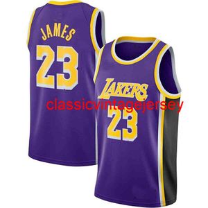 Nova camisa 2020 LeBron James 23 costurada masculina feminina de basquete juvenil tamanho XS-6XL