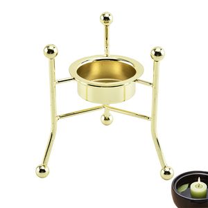 Metal Standing Cup Candle Holder with 3 Legs Home Decoration Candle Stand DIY Handmade Household Candlestick Racks