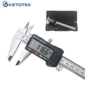 High quality 0-150mm Measuring Tool Stainless Steel Caliper Digital Vernier Gauge Micrometer Paquimetro Messschieber 210810