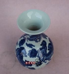 Wholesale chinese blue porcelain vases for sale - Group buy Vases Jingdezhen Porcelain Blue And White Vase Small Chinese Home Decoration Wine Cabinet Living Room Crafts
