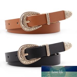 Stylish Women Retro Caving Pin Buckle Belts High Quality Luxury Thin Leather Waist Belt Designer Belts For Jeans Dress Tops Factory price expert design Quality