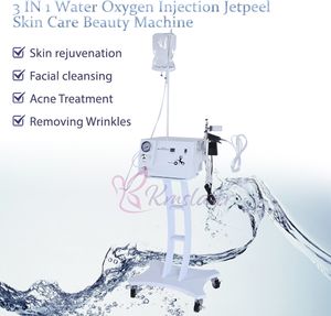 3 in1 water oxygen injection skin rejuvenation face care spa beauty machine jetpeel spary gun acne treatment