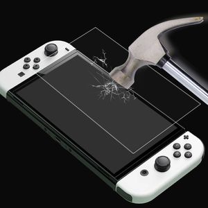 AB Glue 9H Tempered Glass Screen Protector for Switch OLED Switches Game Controller Protectors Film 0.33mm X0908F