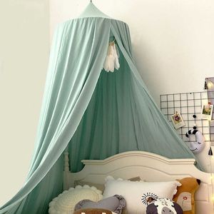 Barn baby spjälsäng gardin hängande tält hem dekoration vardagsrum sovrum hörn säng dekor flicka prinsessa myggnät