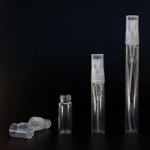 2021 2 3 5 7 10 15 ML Gram Mini bottiglia spray in vetro trasparente atomizzatore bottiglia di profumo riutilizzabile fiala nebbia fine regalo cosmetico vuoto campione