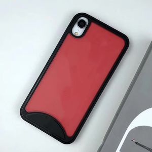 Moda Sneakers Tasarımcılar iPhone 11 12 13 14 pro max XR XS XsMax Lüks Tasarımcı Cep Telefonu Kapak Coque Funda Kılıfları için Kırmızı Alt Telefon Kılıfları