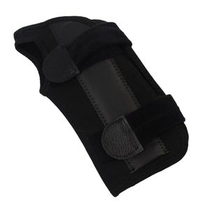 Knäskydd armbåge 1pc justerbar handledsbälte stålbräda Fixad Bracer Protective Sports