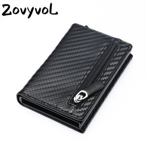 Wallet Casual Unisex PU Leather Coin Purses Magnetic Closing Card Holder Fashion Smart Vintage Money Bag RFID Blocking