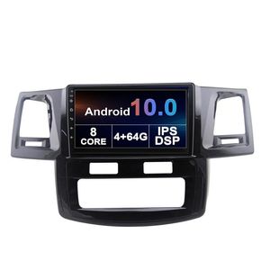 Bil DVD Stereo Player för Toyota Fortuner Hulix 2007 2008 2009 2010-2015 Auto Radio Video GPS Navigation Android 10.0