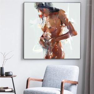 Paintings Abstract Nude Women Portrait Oil Painting On Canvas Posters And Prints Wall Art Picture For Living Room Home Decor No Frame