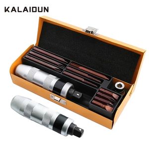 Kalaidun 13 PCS Ударные отвертки Установите сверхмощный Амортизатор Драйвер Драйвера Дорожный бит Промышленный сорт Многофункциональный винточный экстрактор 2111010