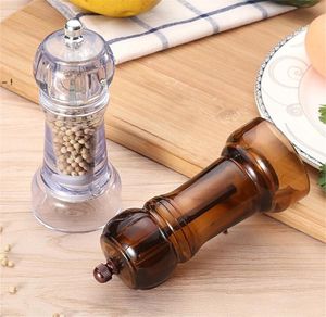 Factory Transparent Pepper salt Grinder- Acrylic Mill Includes Precision Mechanism and Premium Peppercorns Kitchen tool RRB11392