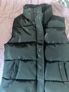 Cotton Down Vest Women 2021 Vinter Löst midja