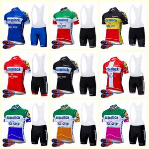 2021 QUICK STEP Team Radfahren Kurzarm Jersey Shorts Set Sommer atmungsaktive Rennrad Kleidung Ropa Ciclismo U20042008