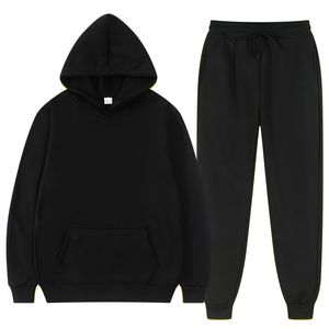 Markalar Tasarımcı Kış Hoodie Setleri Erkekler Moda Polar Kırmızı Hoodies Siyah Marka Pantolon Rahat Jogger Takım Eşofman Sweatshirt Woma