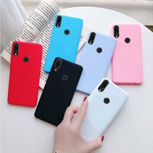 Şeker Katı Renk Xiaomi Redmi için Silikon Kılıfları Not 7 8 9 9 S 9 T 8 8A 7 7A 6 6A 5 5A Pro 9A 9C Coque Mat Yumuşak TPU Telefon Kapak