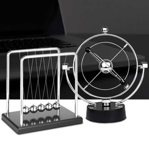 home decoration accessories modern ton's Physics Science Pendulum ton balls maglev kit Cradle Balance Steel Balls 210728